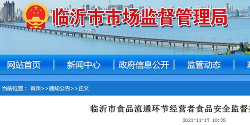 山东省临沂市食品流通环节经营者食品安全监督抽查考核情况公示